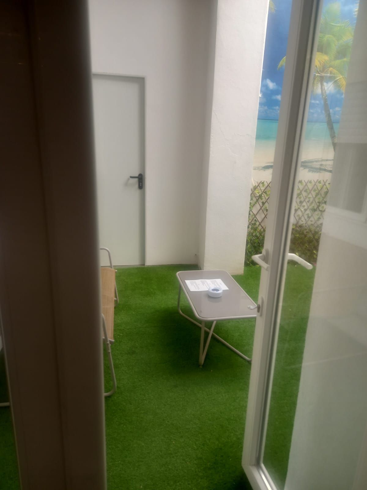 Garden of Flat for sale in  Valencia Capital  with Air Conditioner
