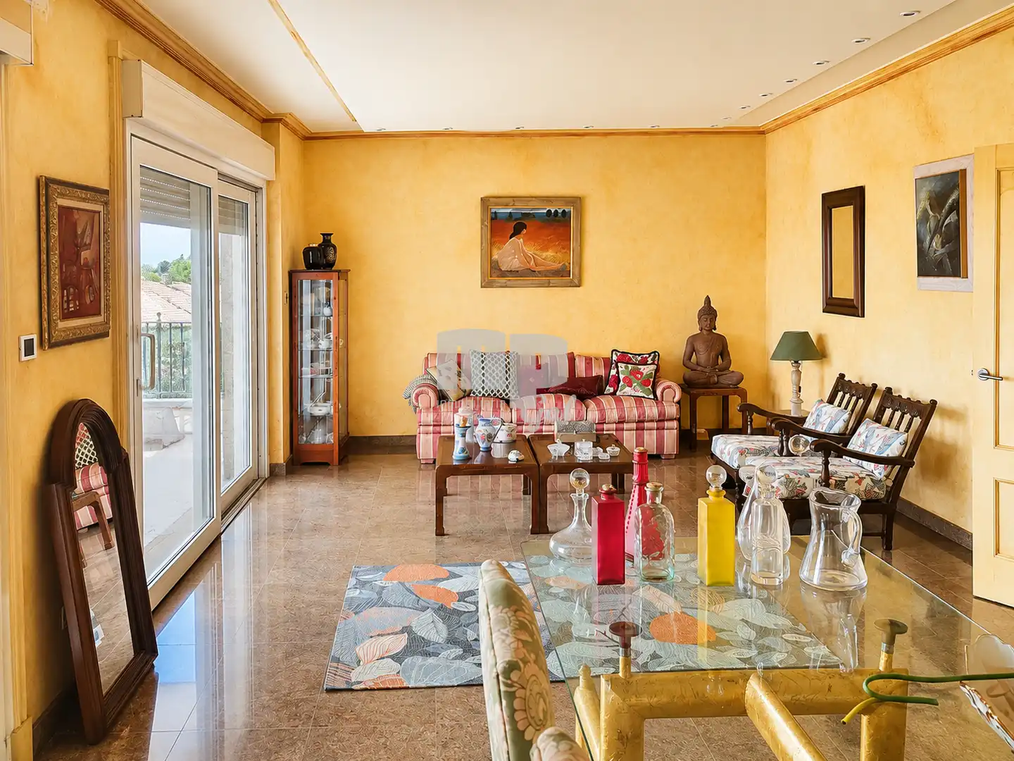 Living room of Houses for sale in Vigo   with Heating, Private garden and Terrace