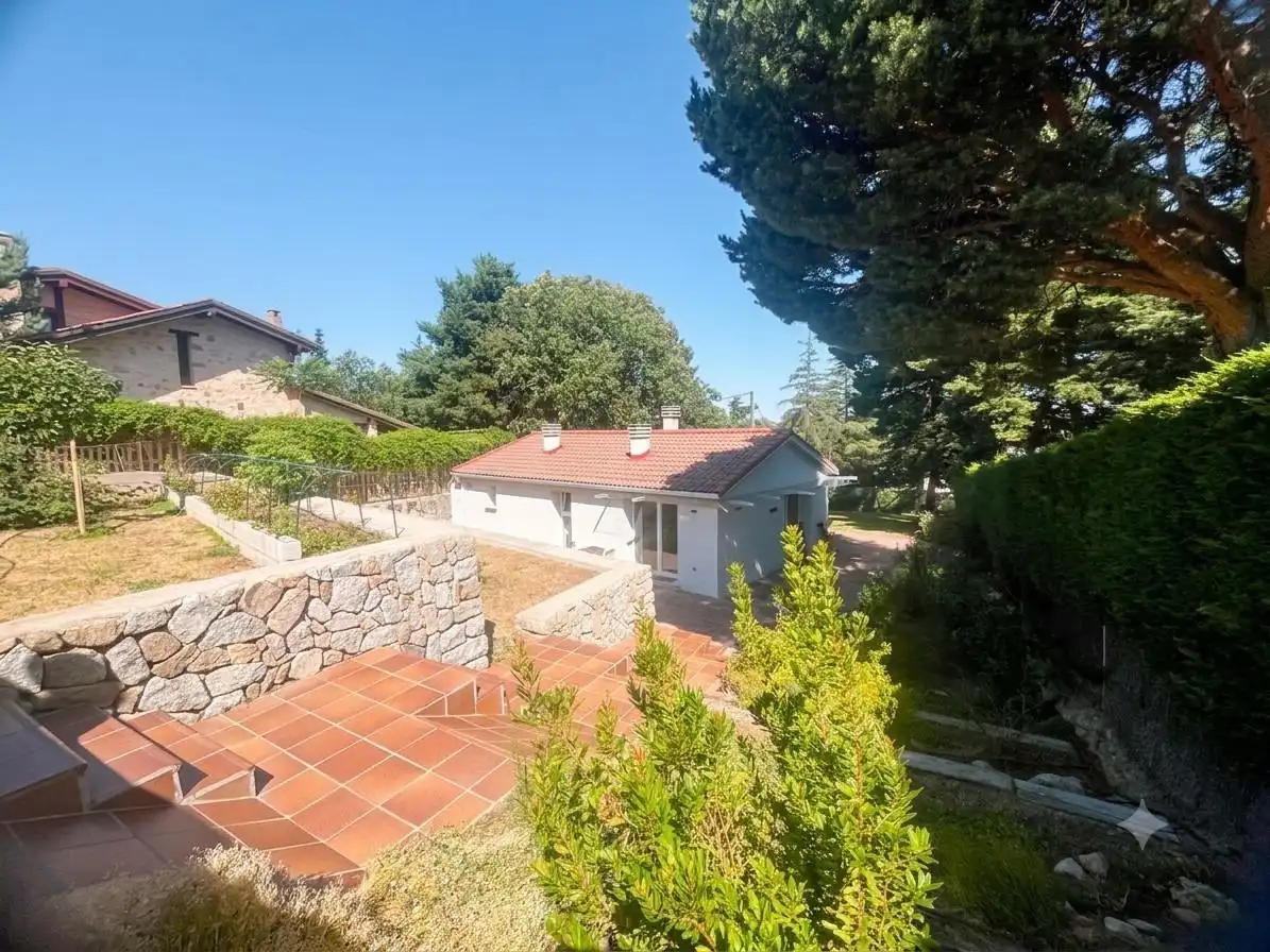 Vista exterior de Casa o chalet en venta en El Espinar con Calefacción y Terraza