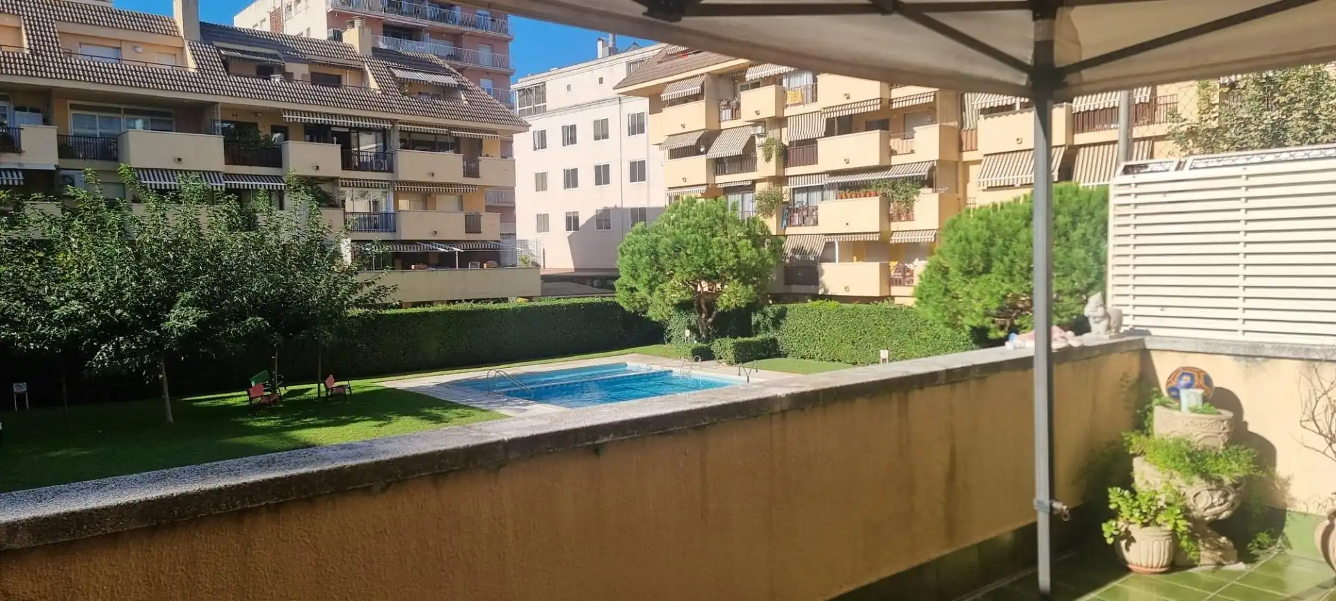 Exterior view of Flat for sale in Vilassar de Mar  with Air Conditioner, Heating and Private garden
