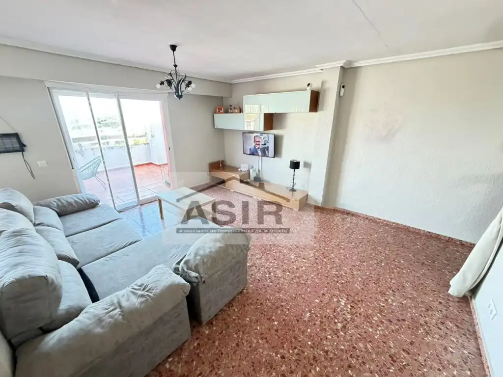 Wohnzimmer von Dachboden zum Verkauf in Alzira mit Terrasse