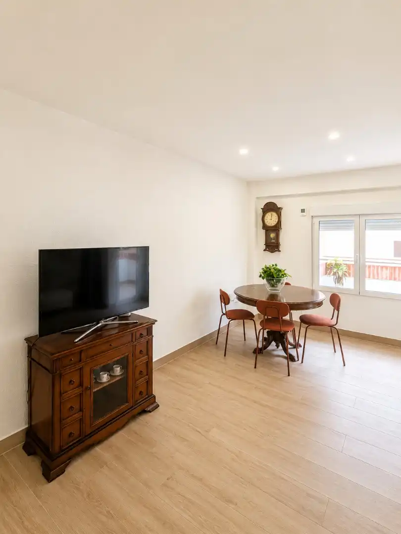 Wohnzimmer von Wohnung zur Miete in Valencia mit Klimaanlage, Terrasse und Möbliert