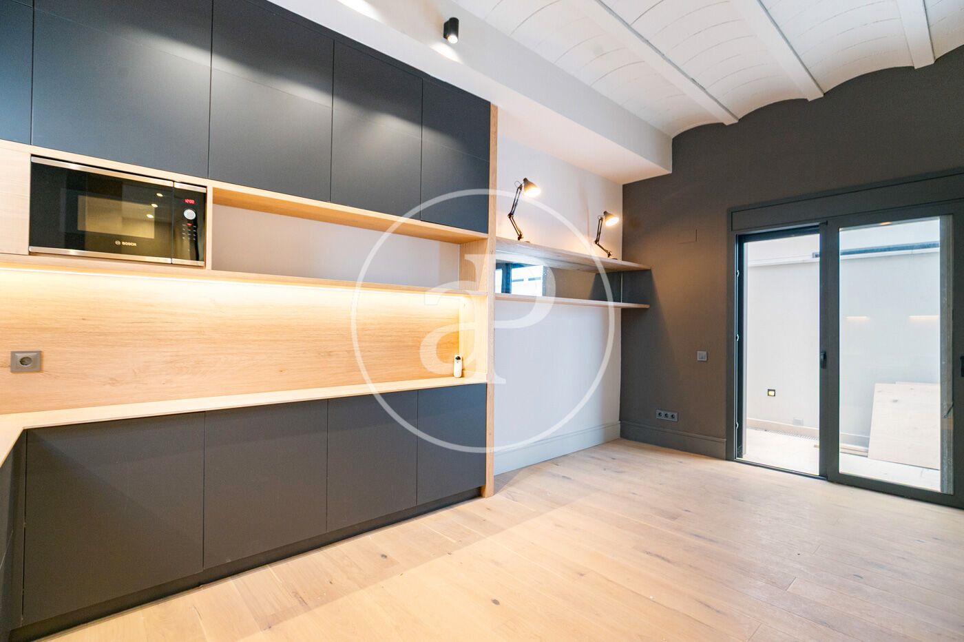 Cuina de Loft en venda en  Barcelona Capital amb Aire condicionat, Calefacció i Terrassa