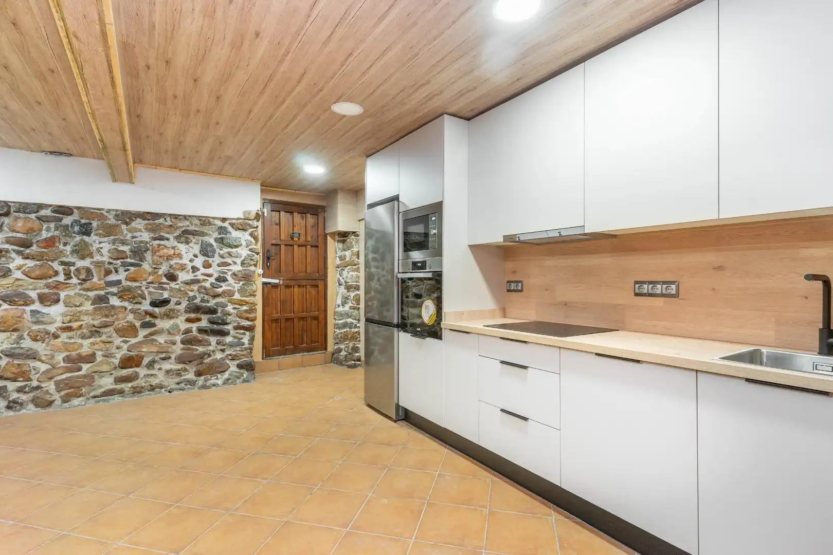 Cocina de Casa o chalet en venta en Grado con Calefacción, Terraza y Trastero