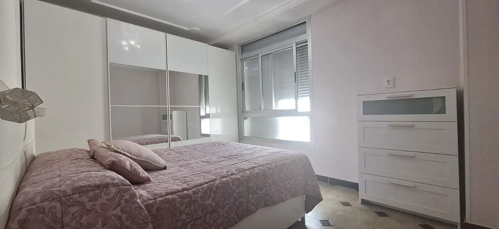 Schlafzimmer von Wohnung zur Miete in Las Palmas de Gran Canaria mit Möbliert, Ofen und Waschmaschine
