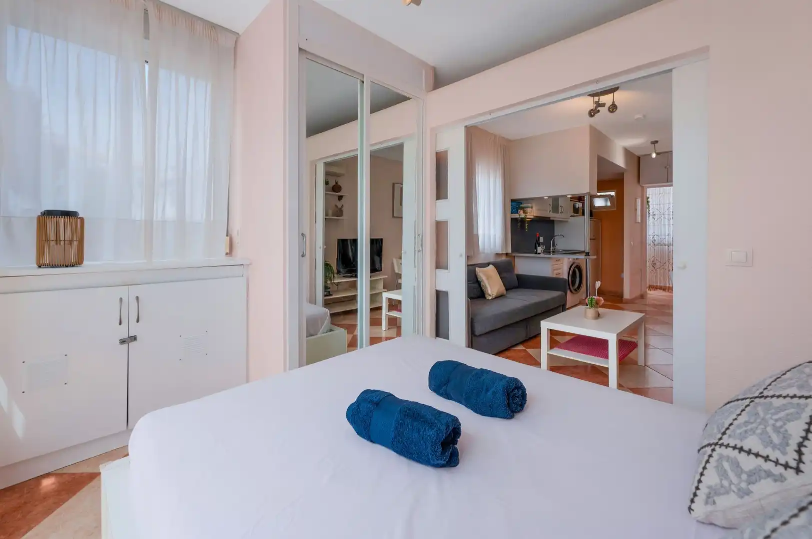 Bedroom of Apartments for rent in Benalmádena  with Air Conditioner, Heating and Furnished
