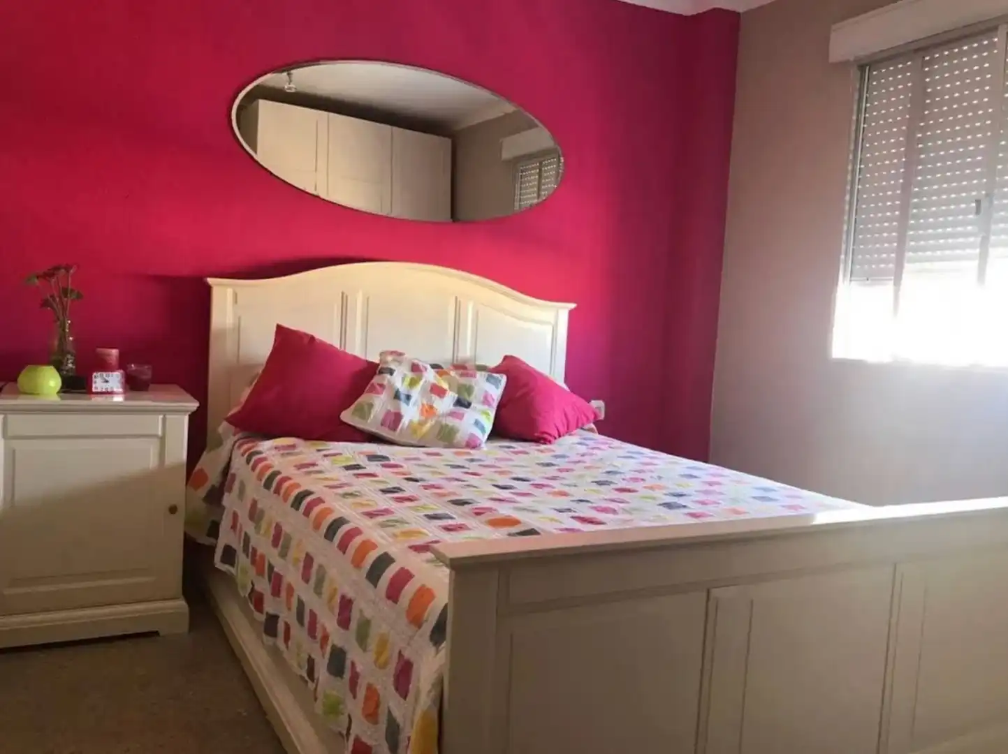 Bedroom of Flat for rent in Málaga  with Terrace and Furnished