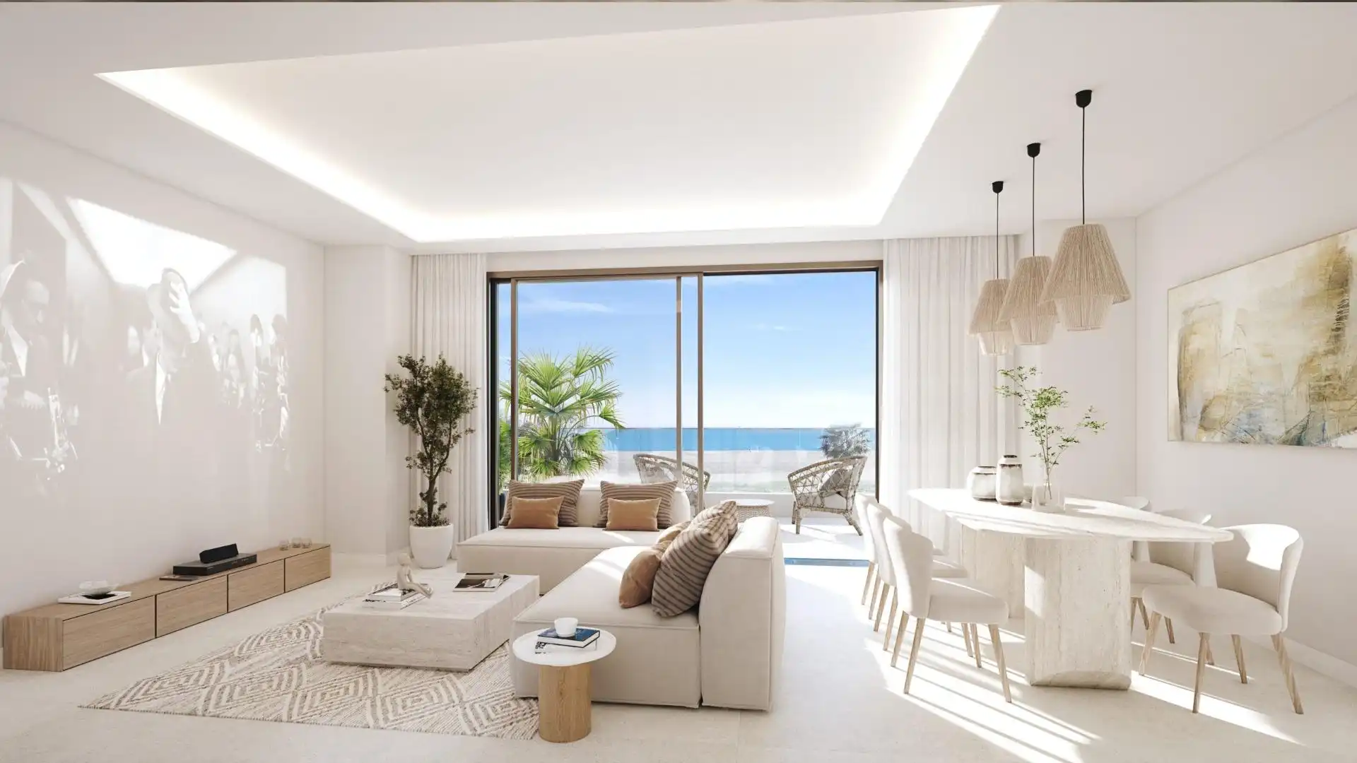 Wohnzimmer von Erdgeschoss zum Verkauf in Málaga mit Klimaanlage, Terrasse und Abstellraum
