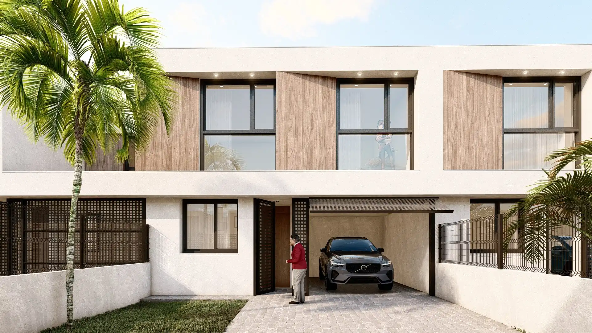 Vista exterior de Casa adosada en venta en Villalobón con Jardín privado