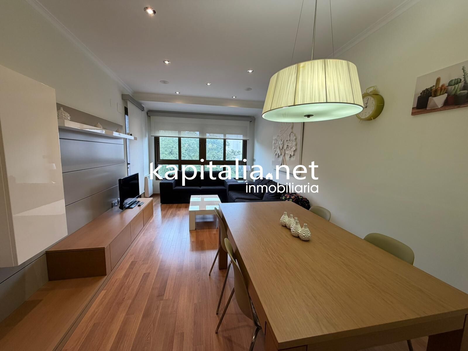 Wohnzimmer von Wohnung zum Verkauf in Xàtiva mit Klimaanlage, Parkett und Abstellraum