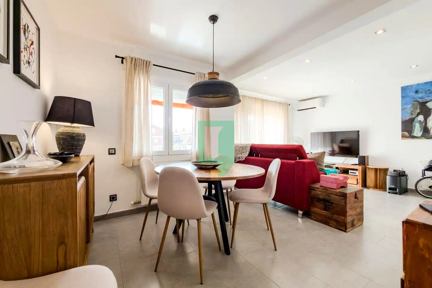 Living room of Flat for sale in Vilassar de Mar  with Air Conditioner, Heating and Terrace