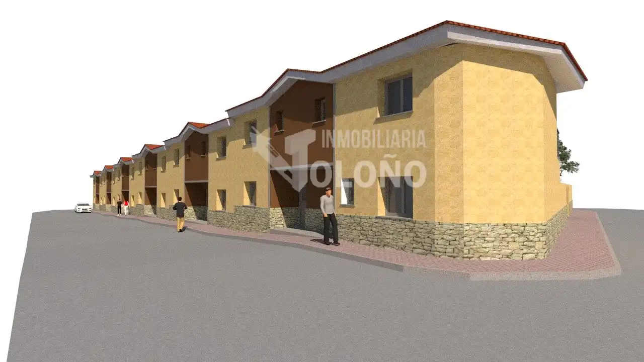 Vista exterior de Casa adosada en venta en Zarratón con Calefacción, Jardín privado y Parquet