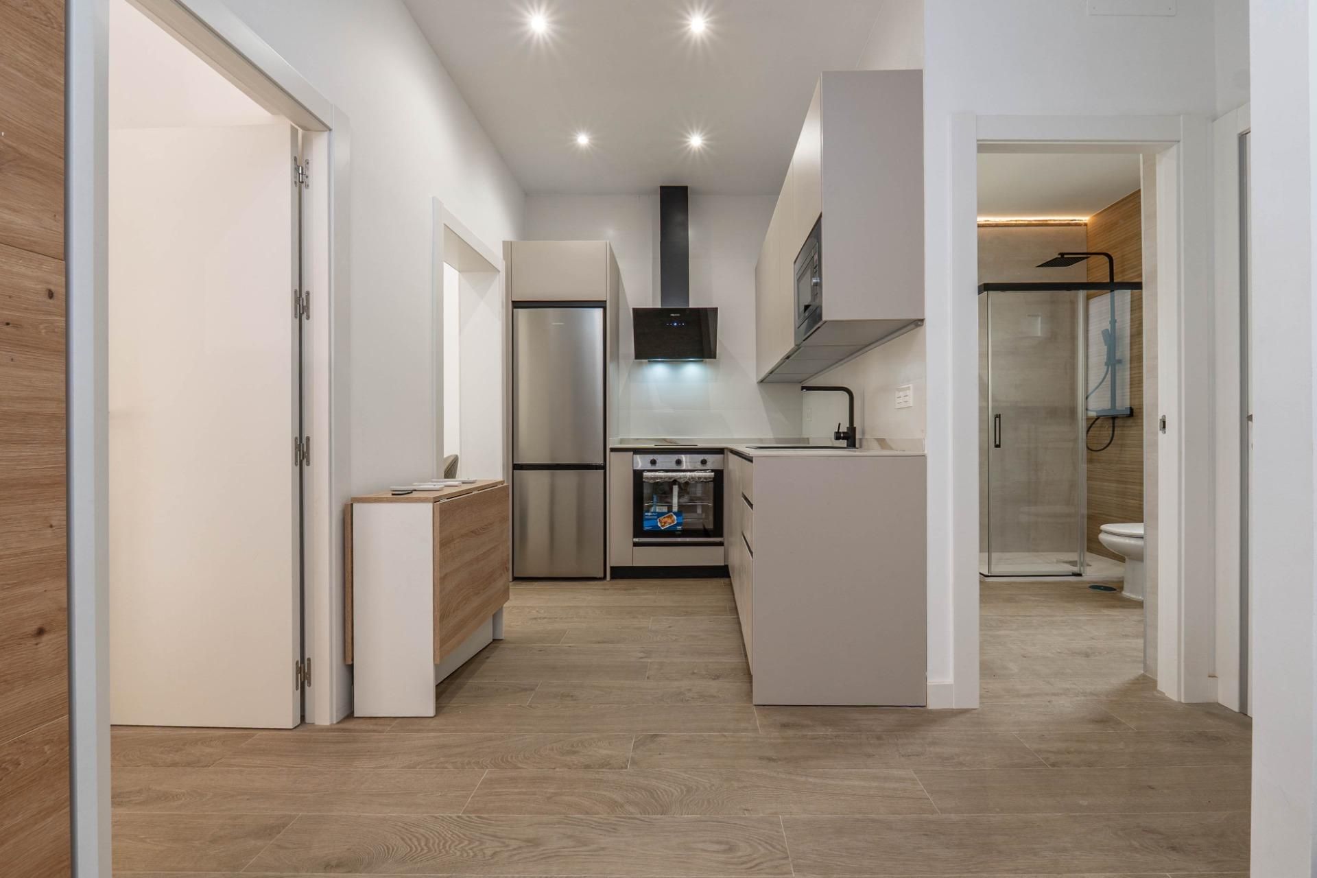Kitchen of Flat for sale in  Granada Capital  with Air Conditioner, Heating and Balcony
