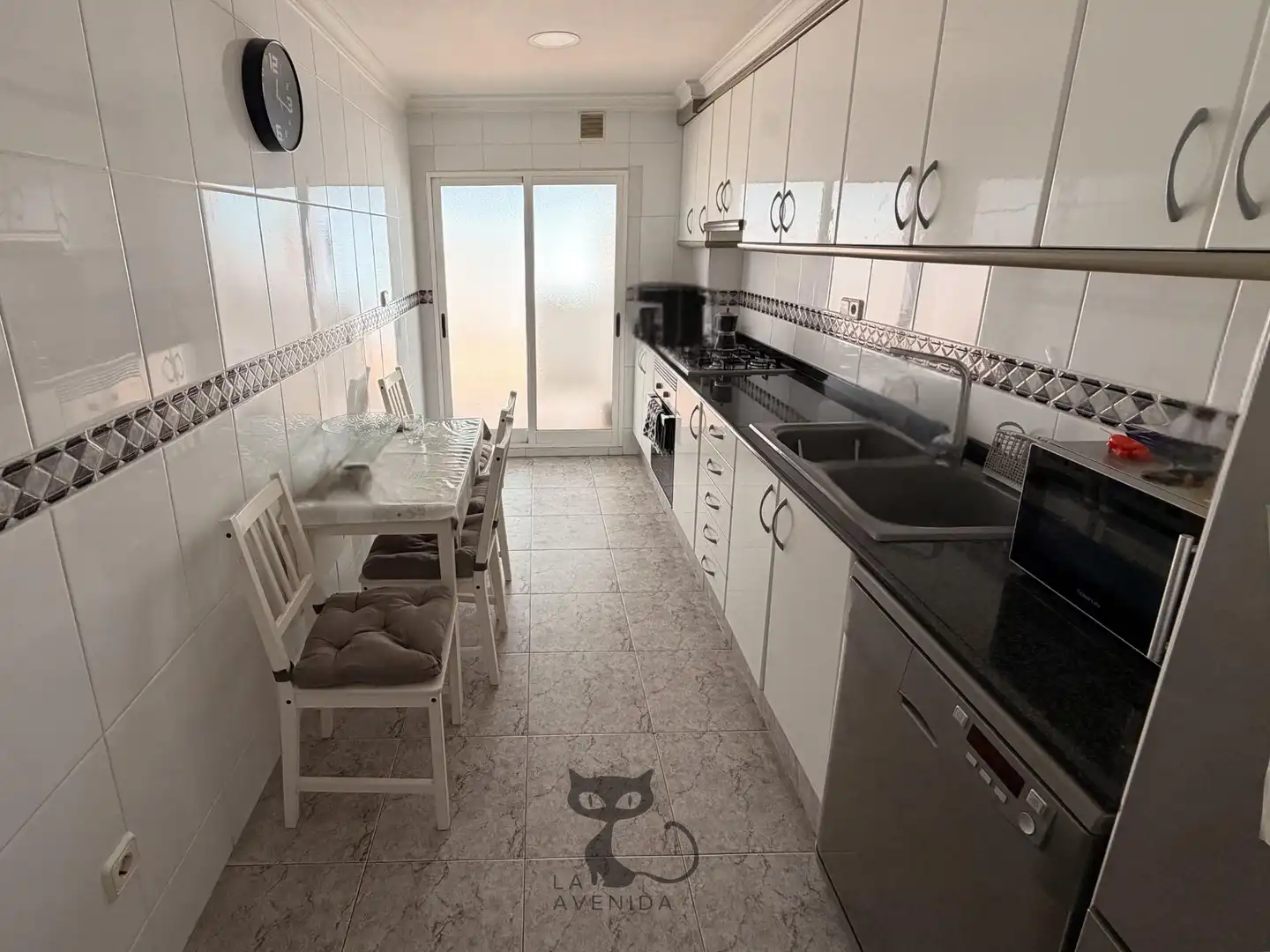 Küche von Wohnungen zum Verkauf in Valencia mit Klimaanlage, Terrasse und Balkon