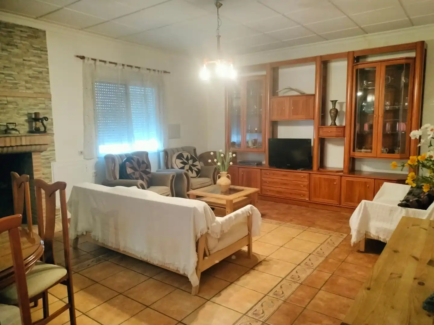 Wohnzimmer von Haus oder Chalet zum Verkauf in Almodóvar del Campo mit Heizung, Terrasse und Abstellraum