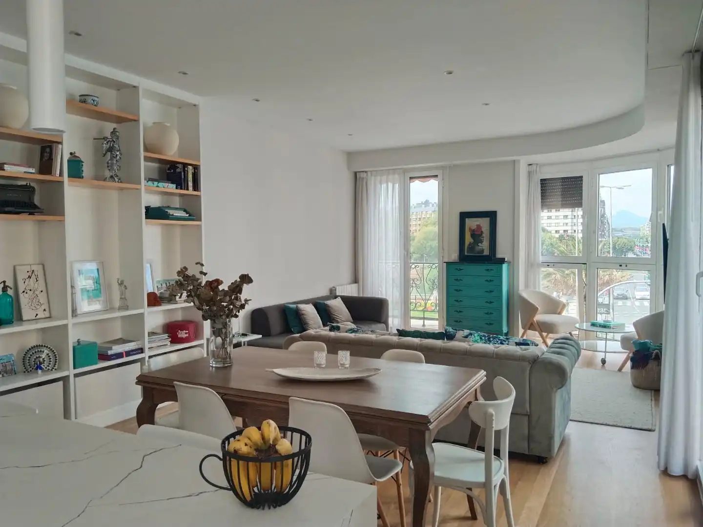 Living room of Flat for rent in Donostia - San Sebastián   with Heating and Furnished