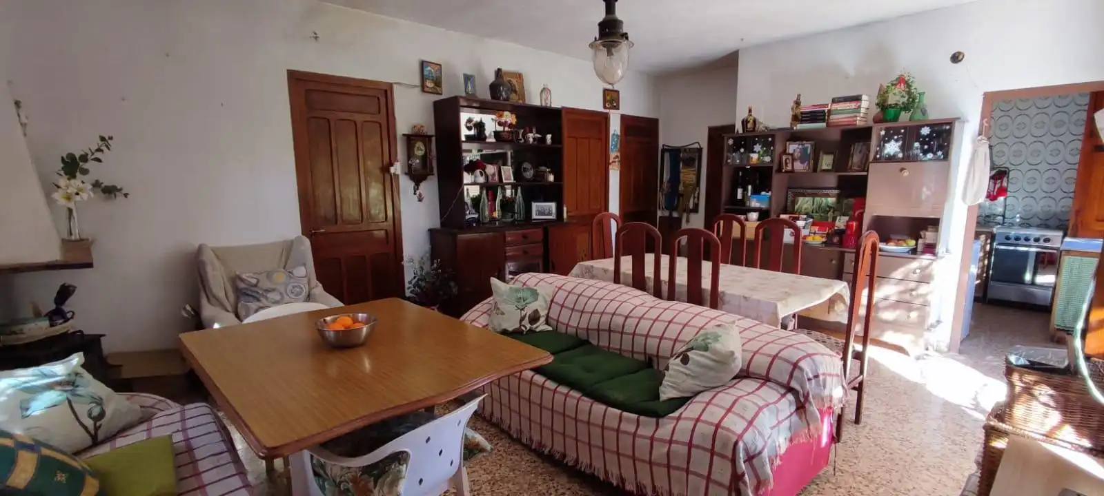 Sala de estar de Finca rústica en venta en Benidorm con Jardín privado y Amueblado