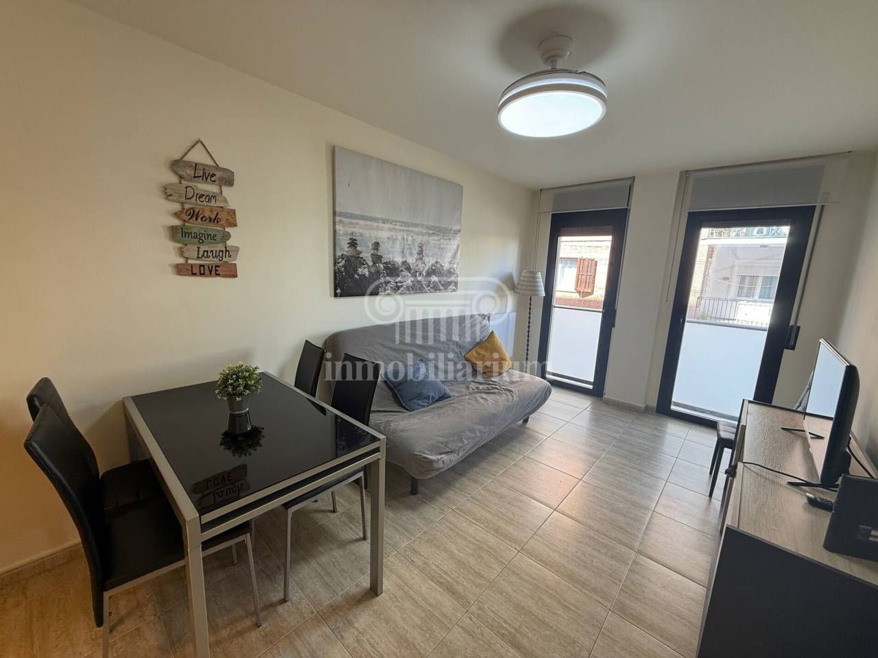 Living room of Flat for sale in Lloret de Mar  with Air Conditioner, Heating and Furnished