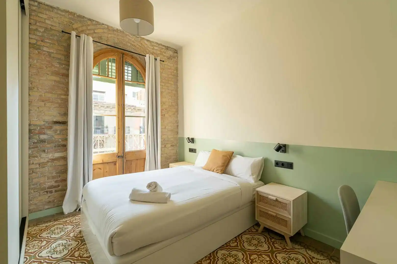Habitación de Piso de alquiler en Barcelona con Aire acondicionado, Calefacción y Amueblado