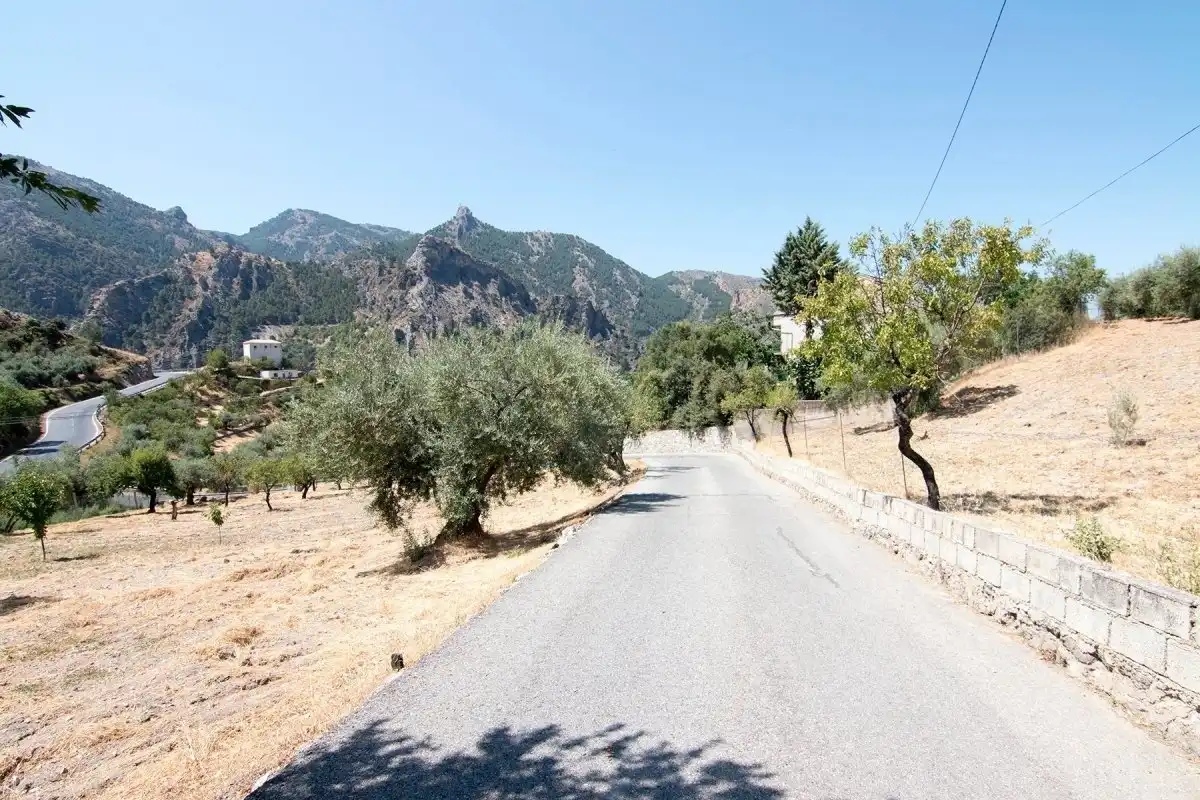 Vista exterior de Finca rústica en venta en Güéjar Sierra con Jardín privado, Terraza y Piscina