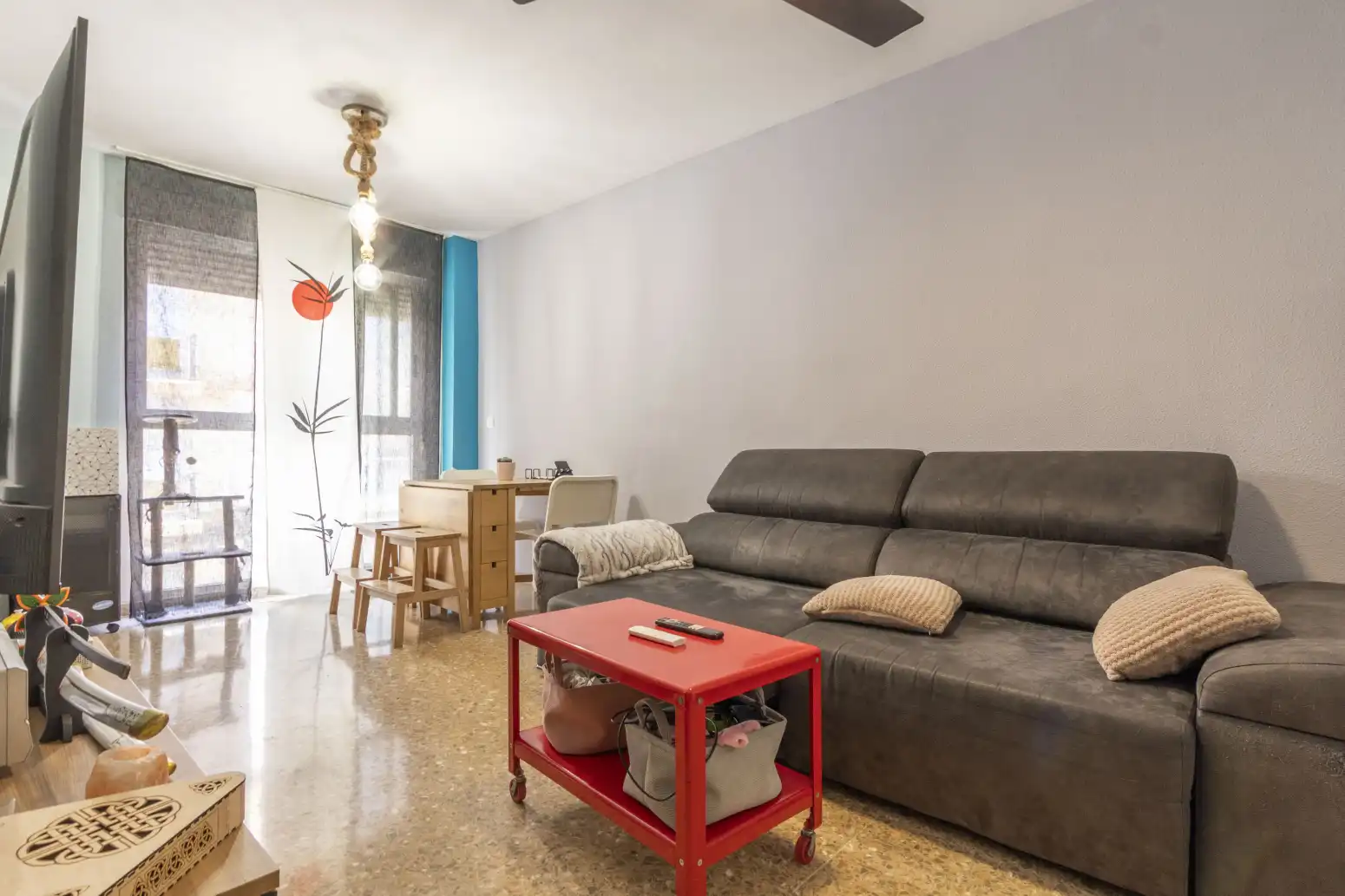 Sala de estar de Piso en venta en Museros con Terraza y Trastero