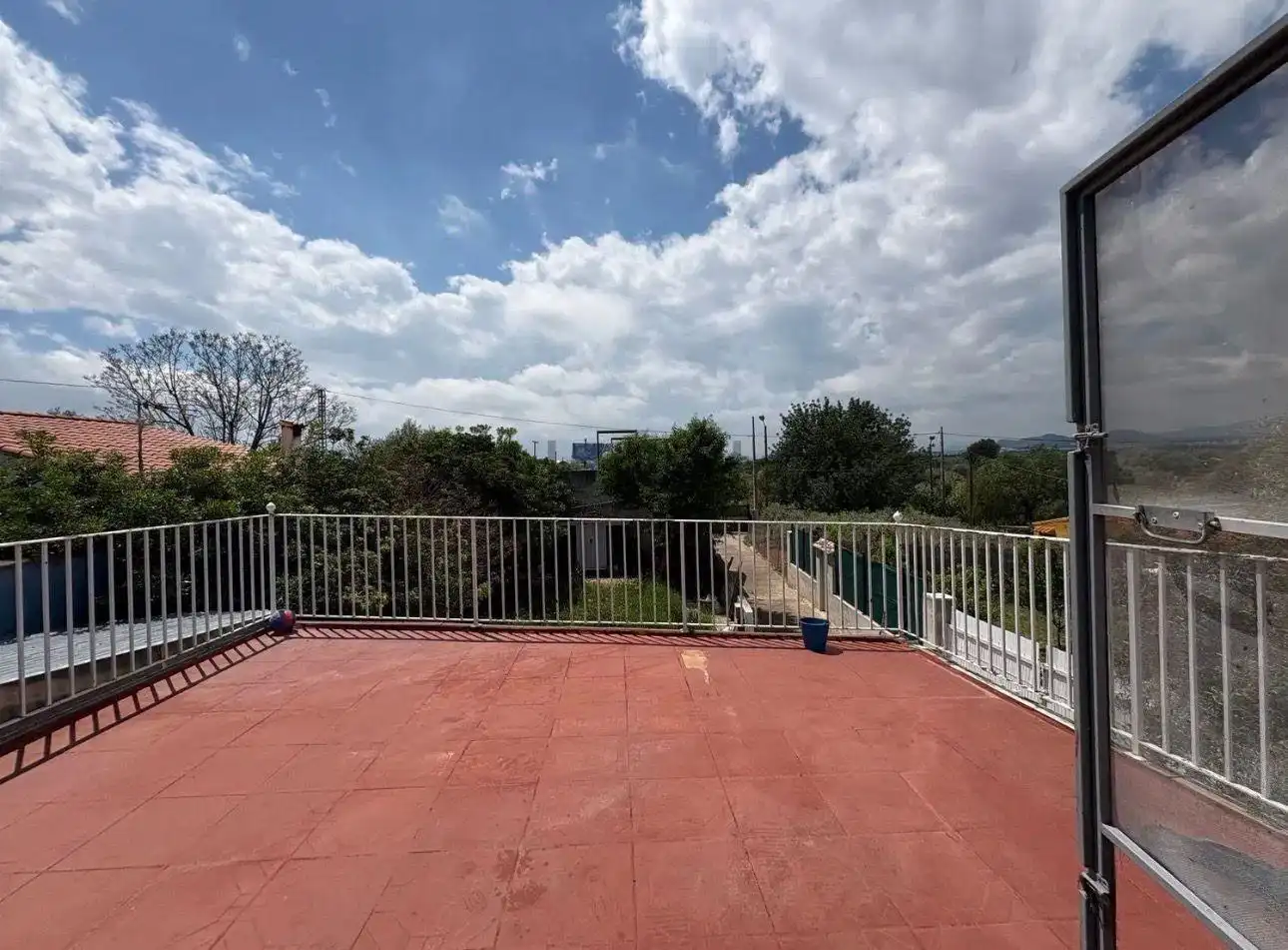 Terrasse von Country house zur Miete in Sant Joan de Moró mit Klimaanlage, Privatgarten und Möbliert