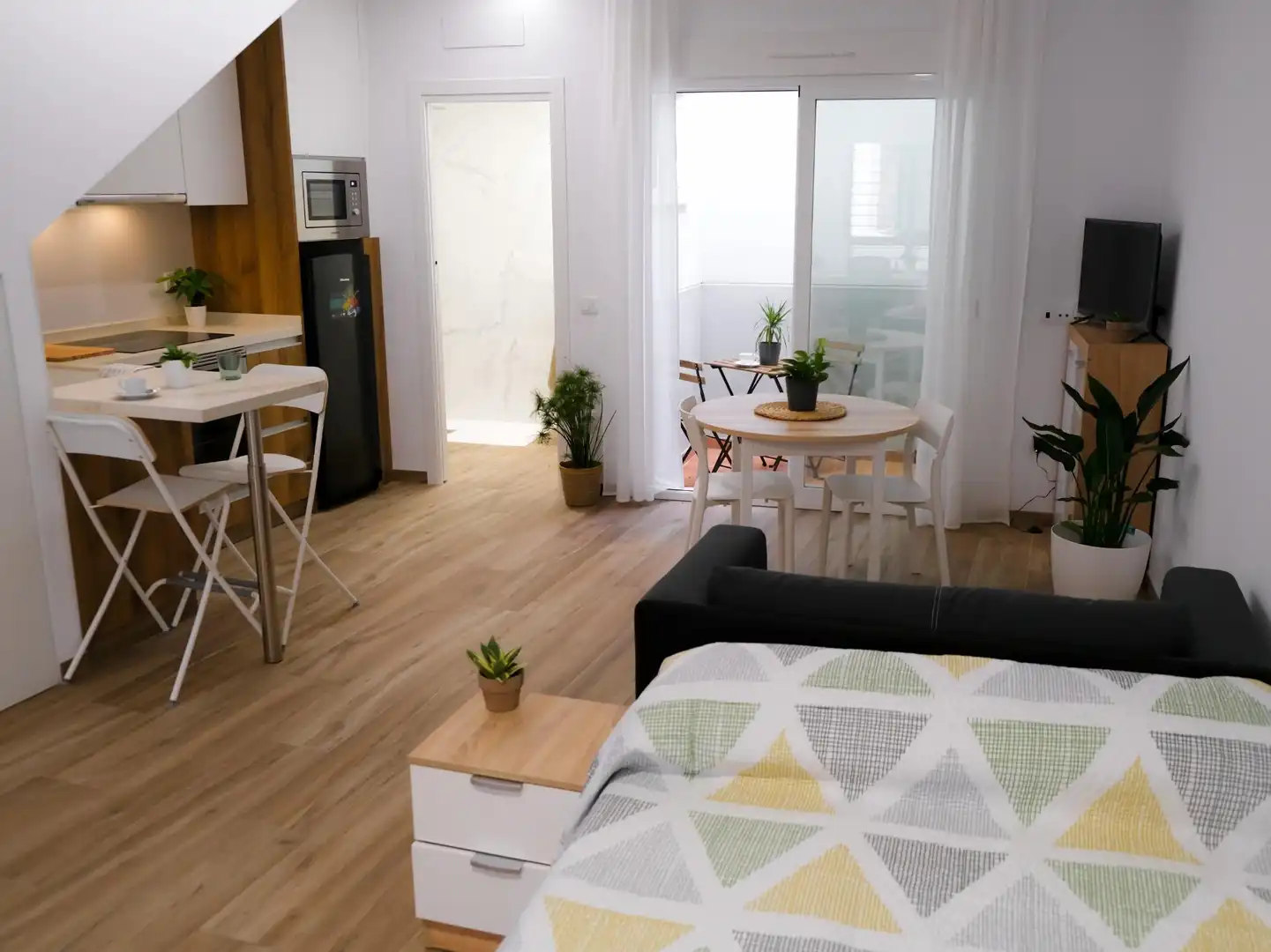 Habitación de Apartamento de alquiler en Alfara del Patriarca con Aire acondicionado, Calefacción y Terraza