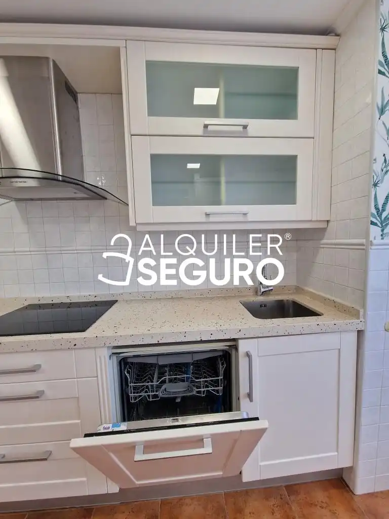 Cocina de Piso de alquiler en Getxo  con Calefacción, Terraza y Trastero