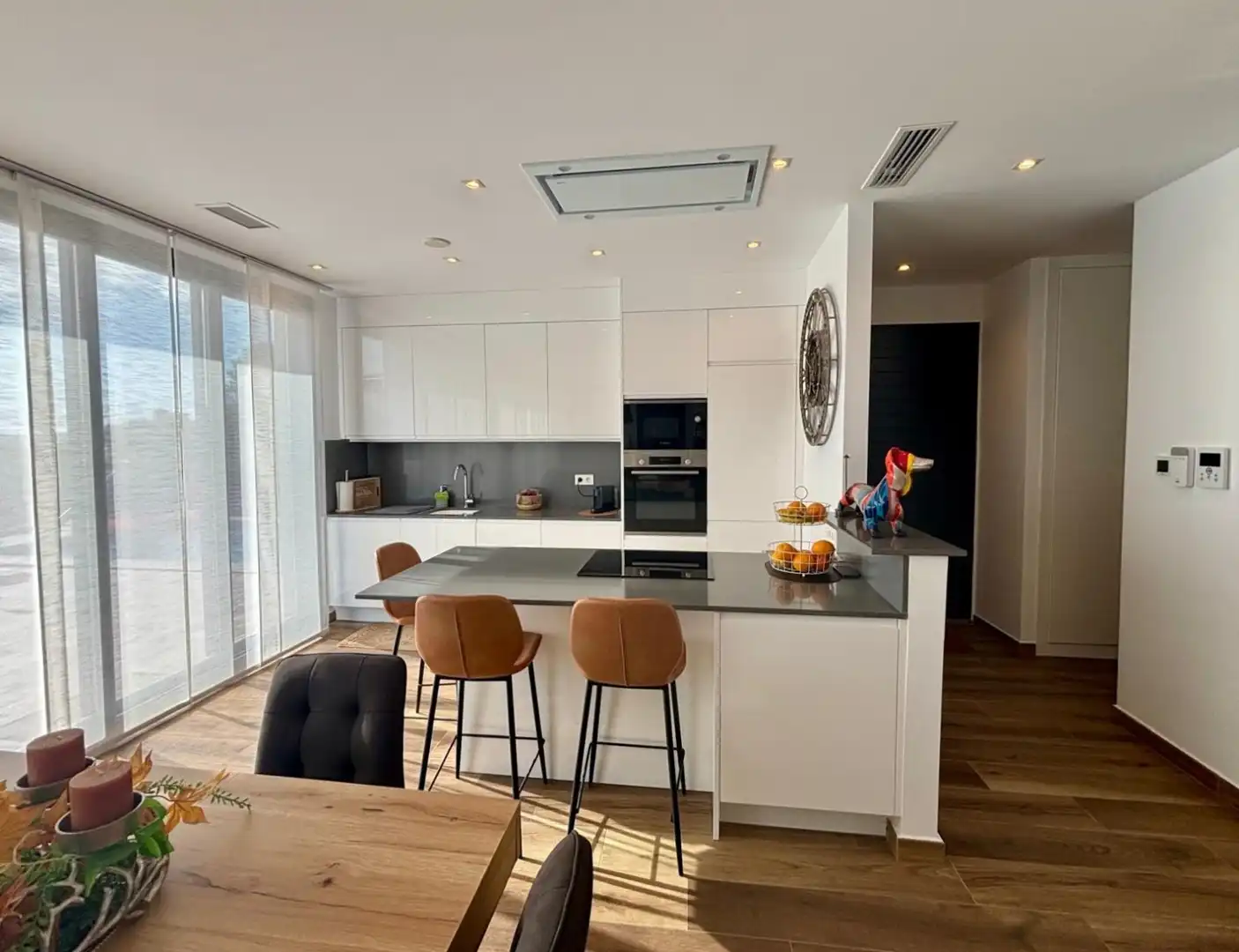Cuina de Casa o xalet en venda en Polop amb Aire condicionat, Jardí privat i Terrassa