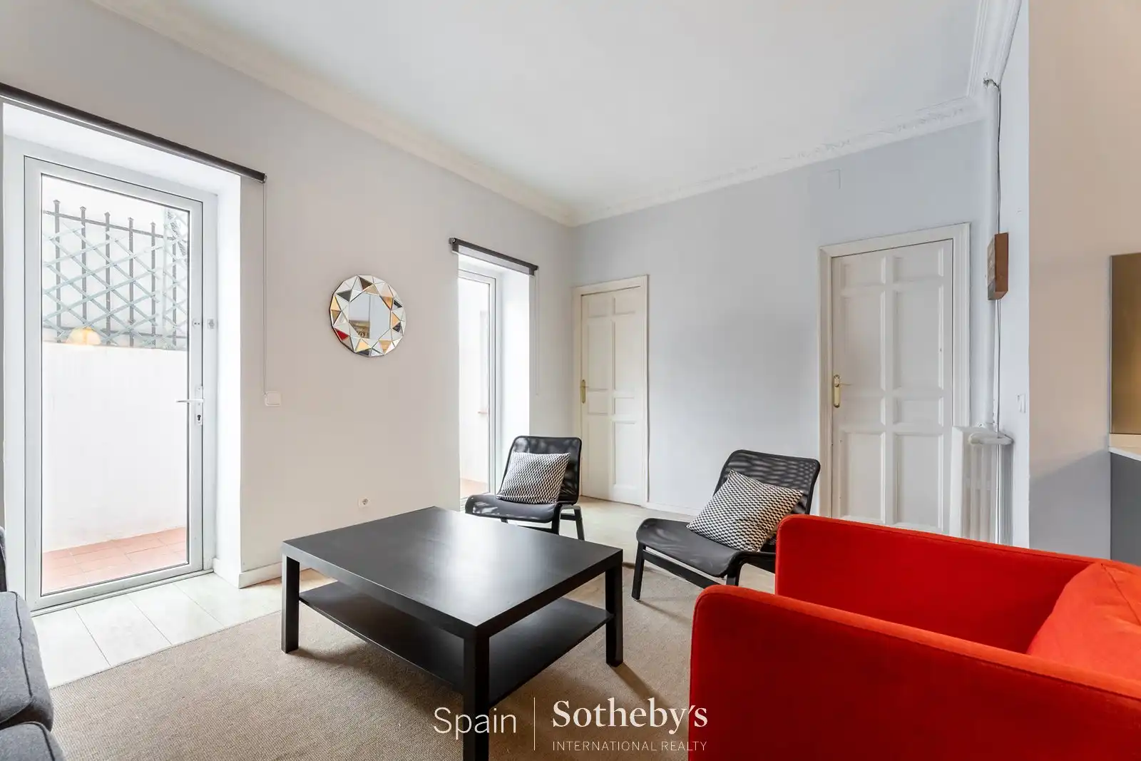 Sala d'estar de Apartament en venda en Madrid amb Aire condicionat, Calefacció i Terrassa