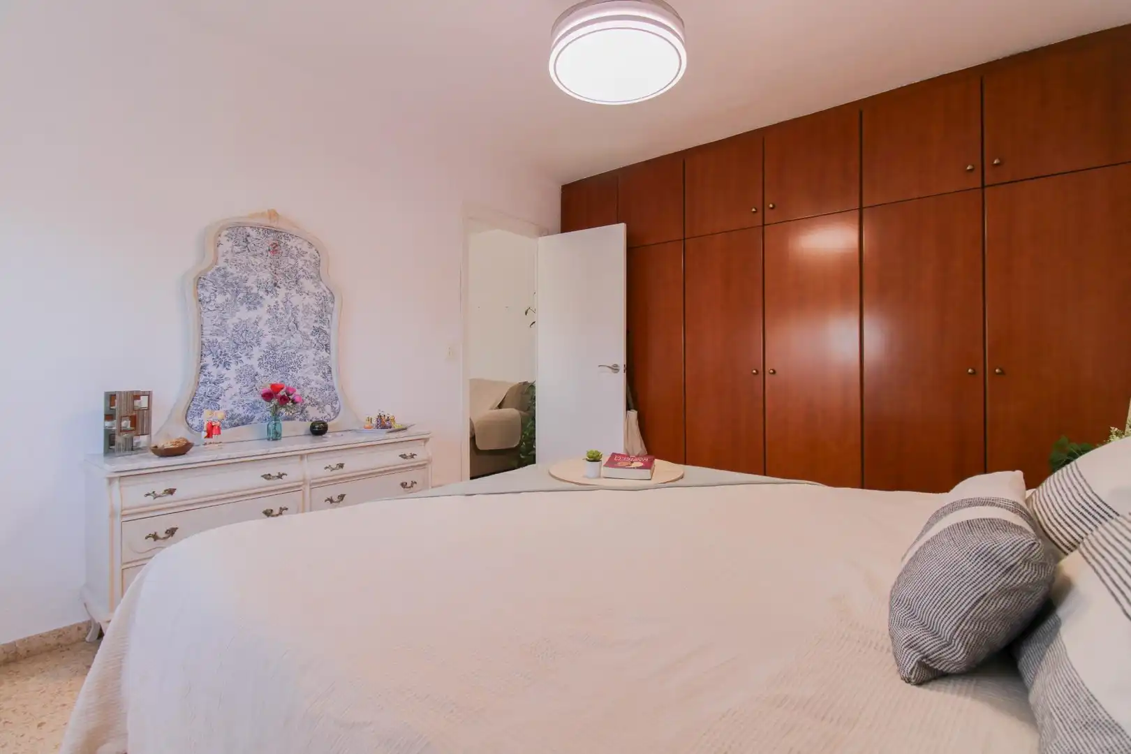 Bedroom of Flat for sale in La Pobla de Farnals  with Air Conditioner and Balcony