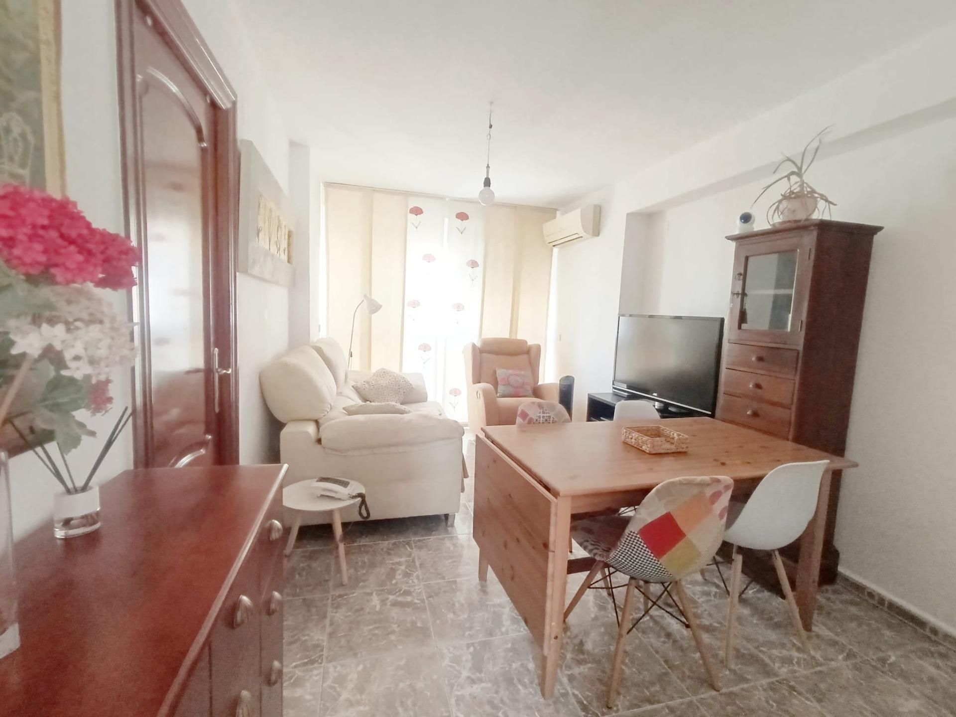 Living room of Flat for sale in Málaga Capital  with Air Conditioner and Terrace