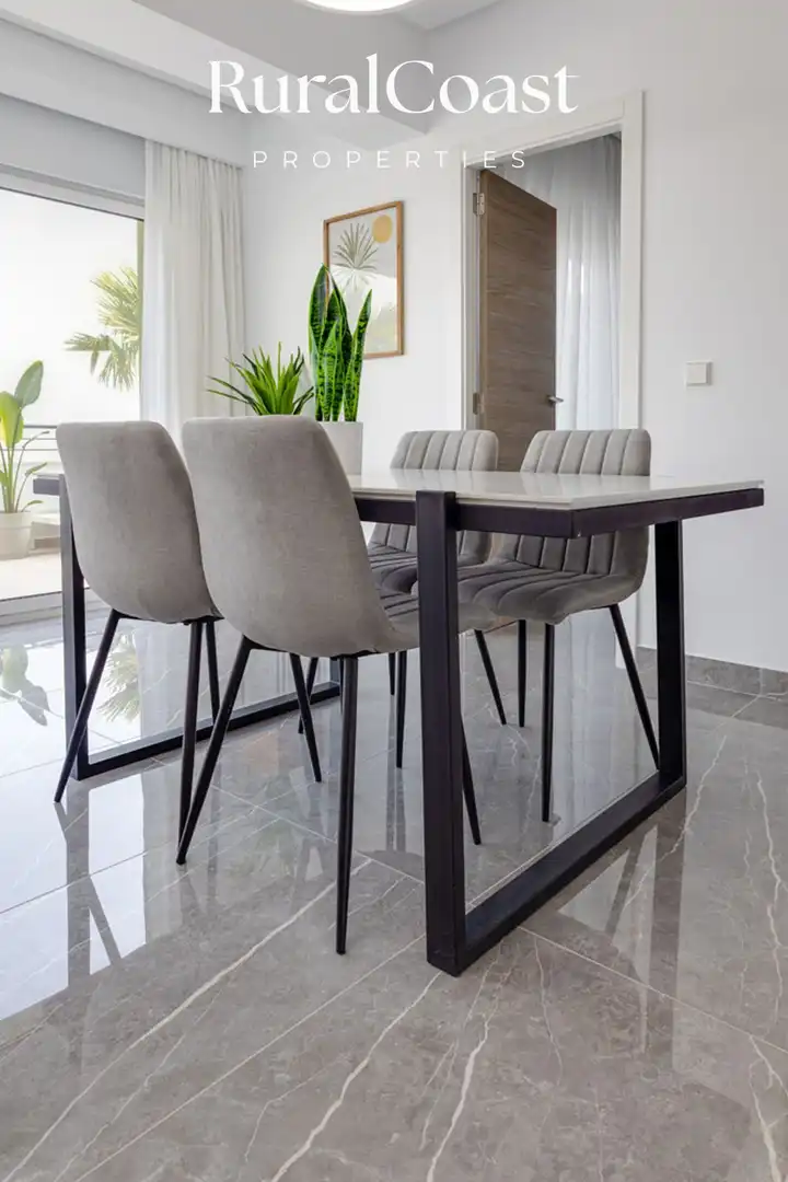 Esszimmer von Wohnung zum Verkauf in Xeraco mit Klimaanlage, Heizung und Terrasse