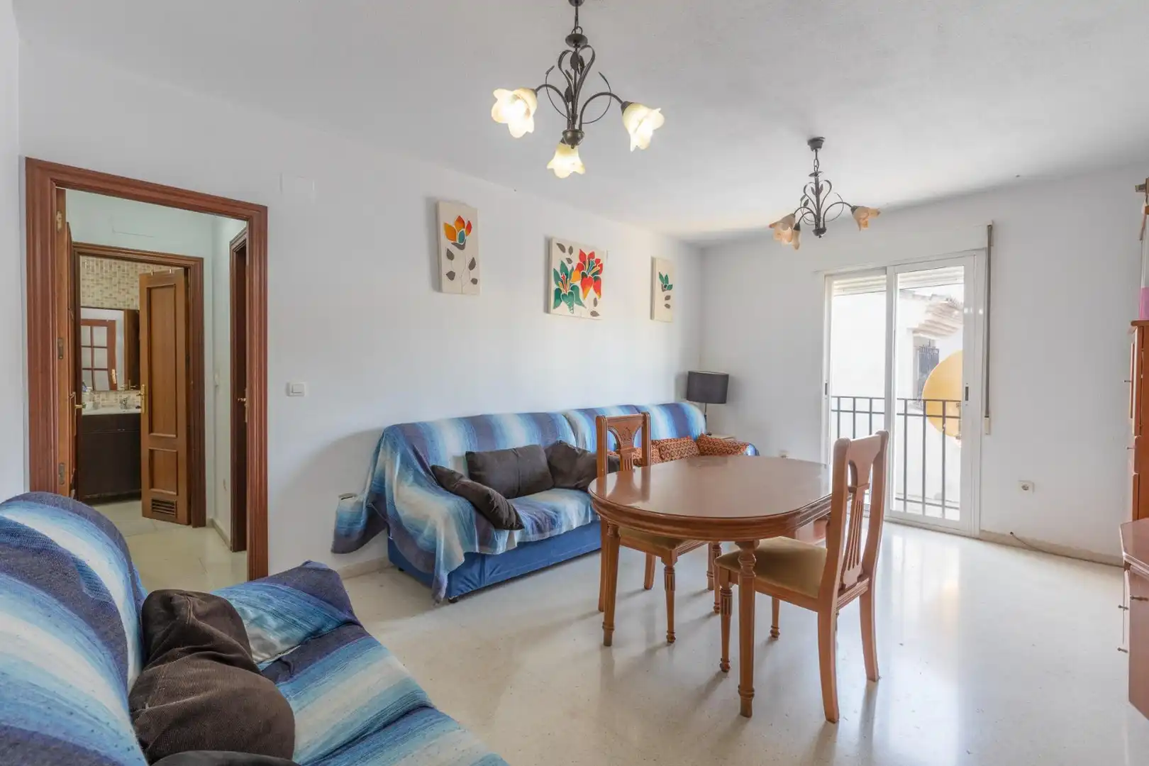Sala d'estar de Pis en venda en San Miguel