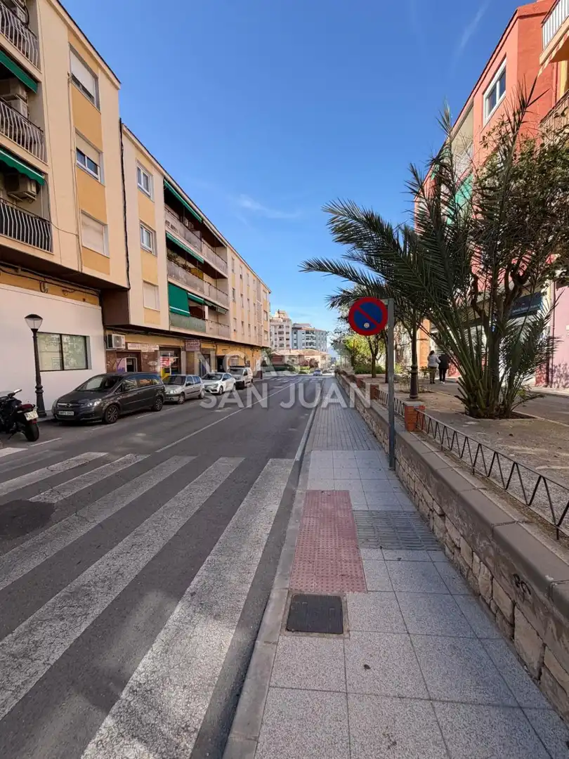 Vista exterior de Piso en venta en Ibi con Balcón