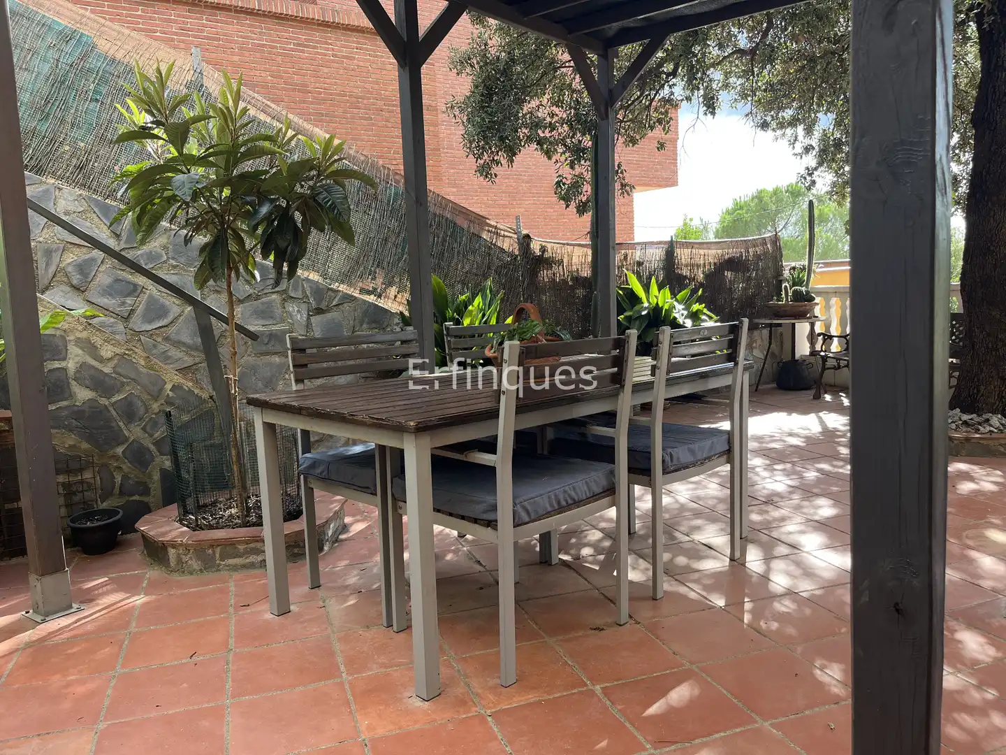 Terrasse von Haus oder Chalet zum Verkauf in Viladecavalls mit Klimaanlage, Heizung und Privatgarten