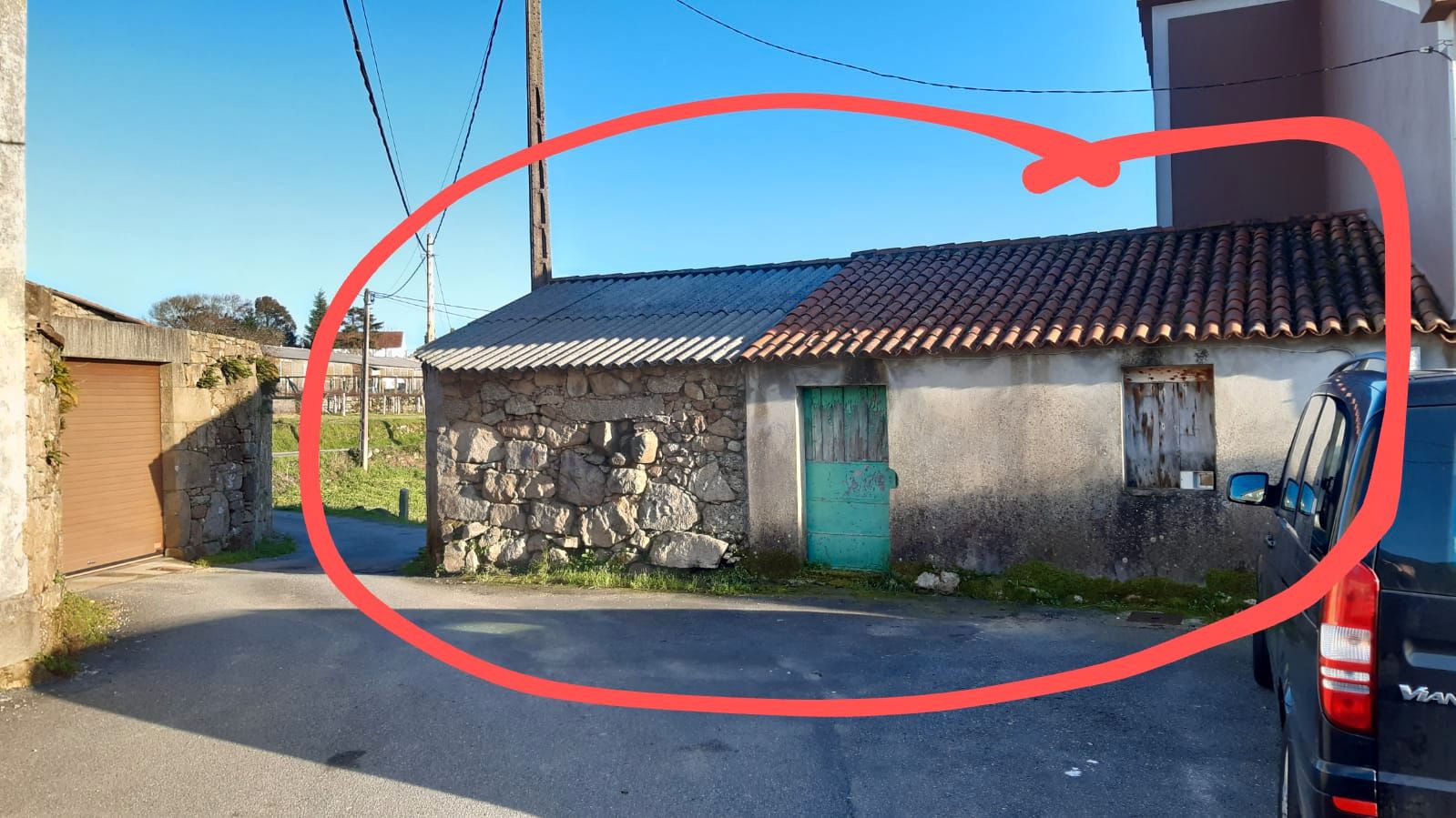 Exterior view of Single-family semi-detached for sale in Caldas de Reis