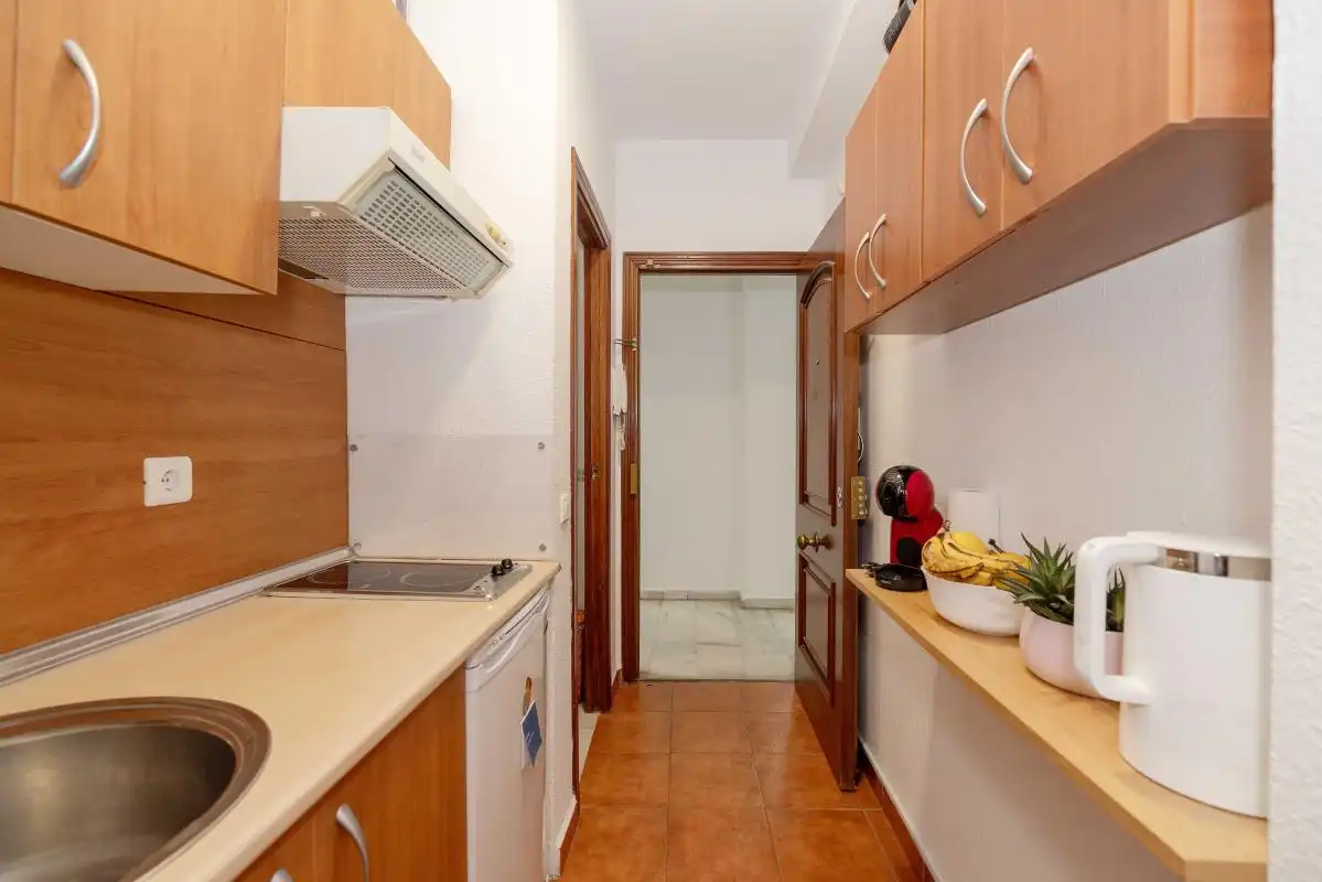 Cocina de Estudio en venta en Torremolinos con Aire acondicionado, Calefacción y Terraza