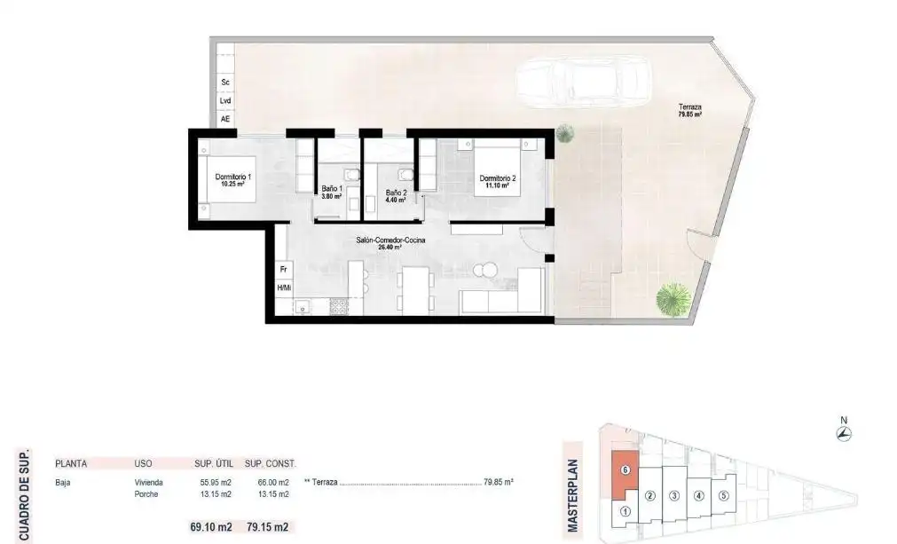 Appartement compact à vendre à San Pedro del Pinatar, imagen 16