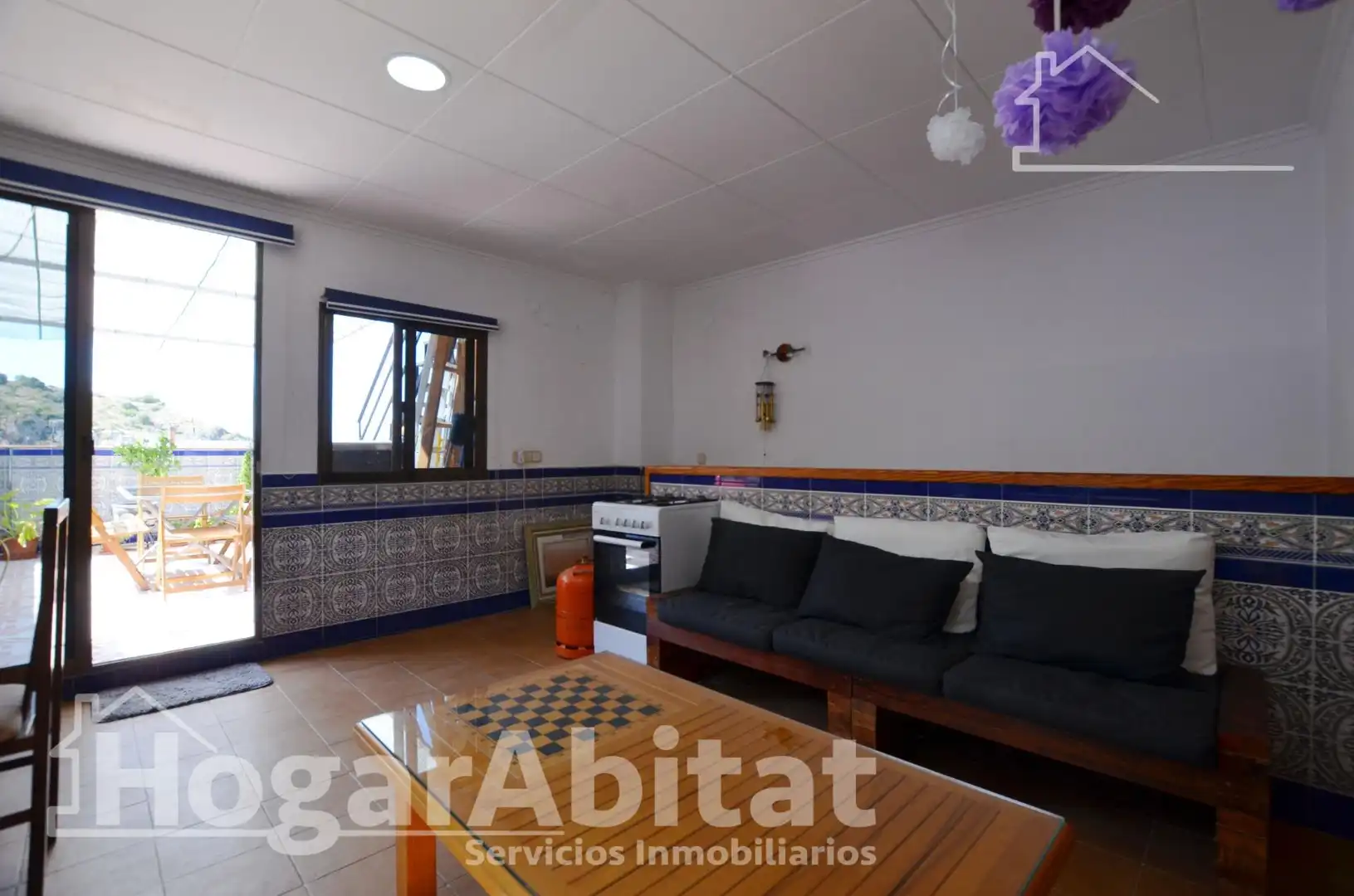 Sala de estar de Casa o chalet en venta en Cullera con Aire acondicionado, Calefacción y Terraza