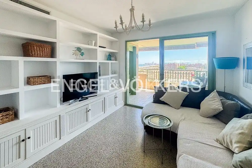 Balcony of Flat for rent in Alboraya  with Air Conditioner, Heating and Terrace