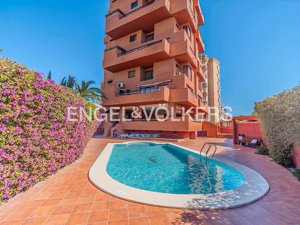 Swimming pool of Duplex for rent in Alicante / Alacant  with Air Conditioner, Heating and Terrace