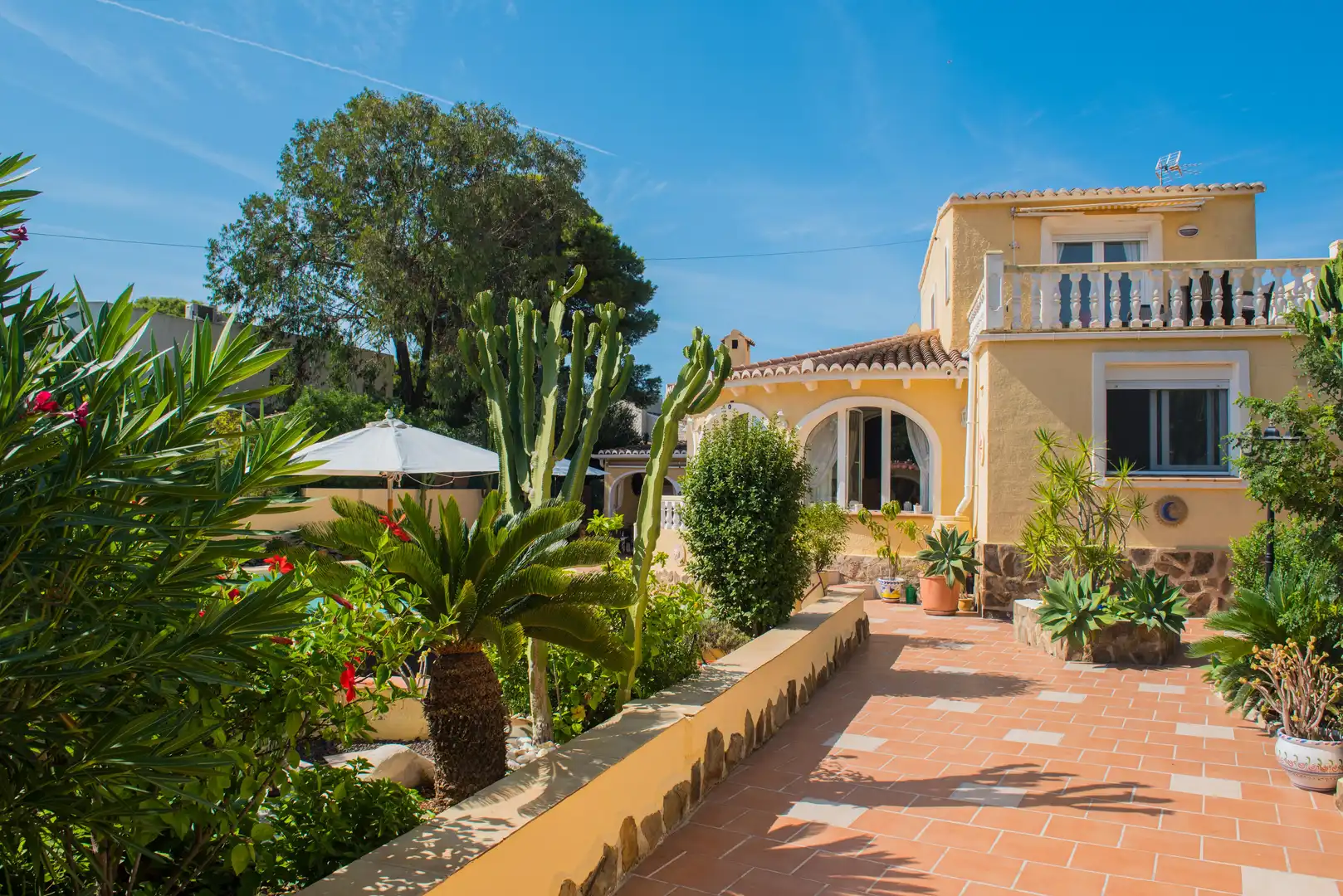 Jardín de Casa o chalet en venta en Jávea / Xàbia con Aire acondicionado, Calefacción y Terraza