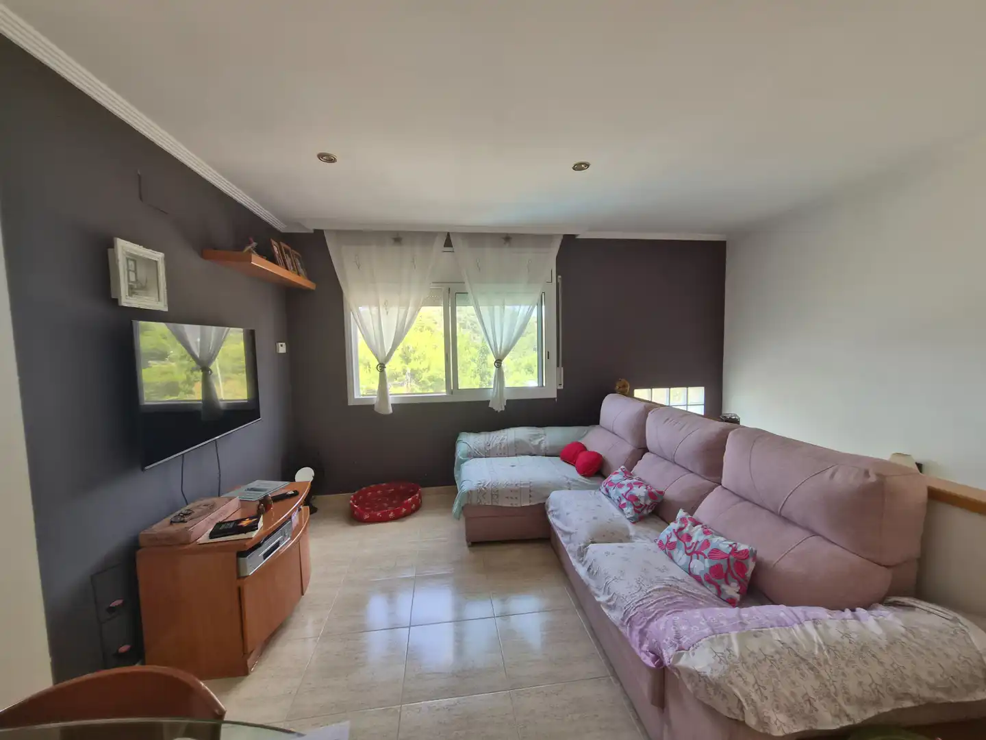 Sala de estar de Casa o chalet en venta en Roda de Berà con Calefacción, Jardín privado y Terraza