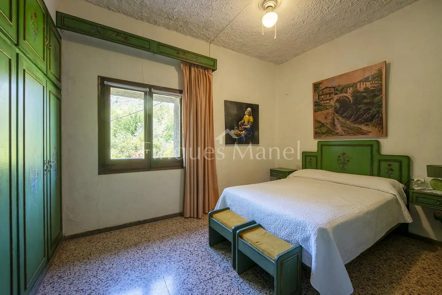 Dormitori de Finca rústica en venda en La Cellera de Ter amb Calefacció, Jardí privat i Terrassa
