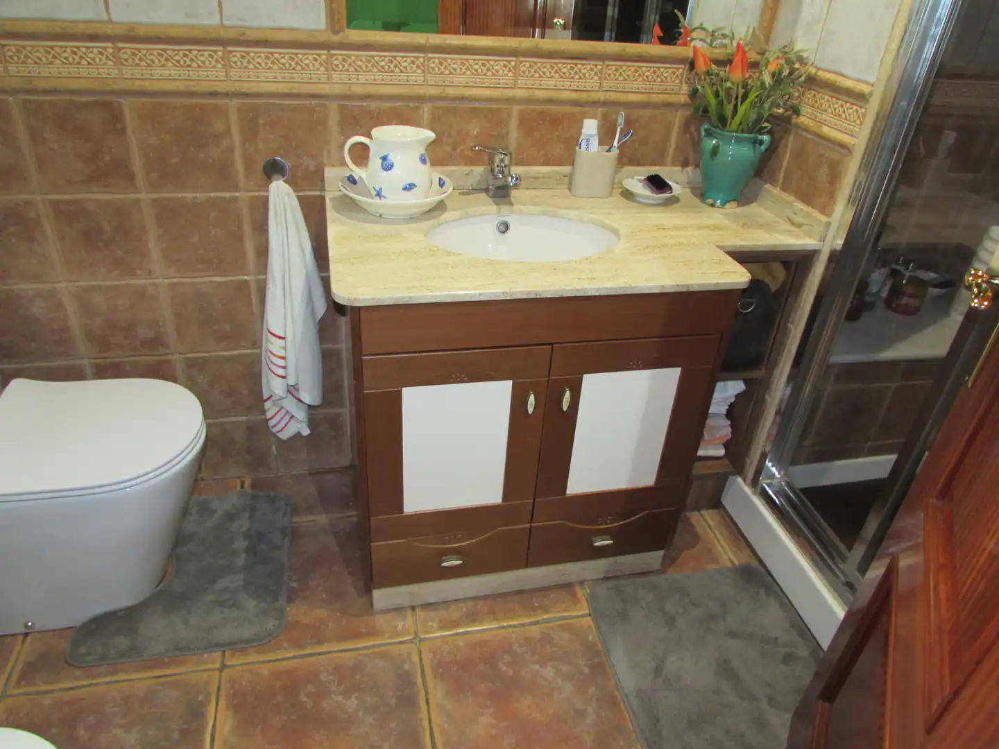 Bathroom of Houses for sale in Arteixo  with Heating, Private garden and Terrace