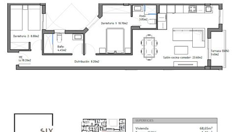 Foto 2 de Apartamento en venta en San Isidro, Alicante