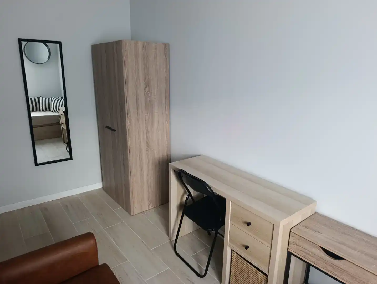 Schlafzimmer von Wohnung zur Miete in Cabra mit Abstellraum, Möbliert und Waschmaschine