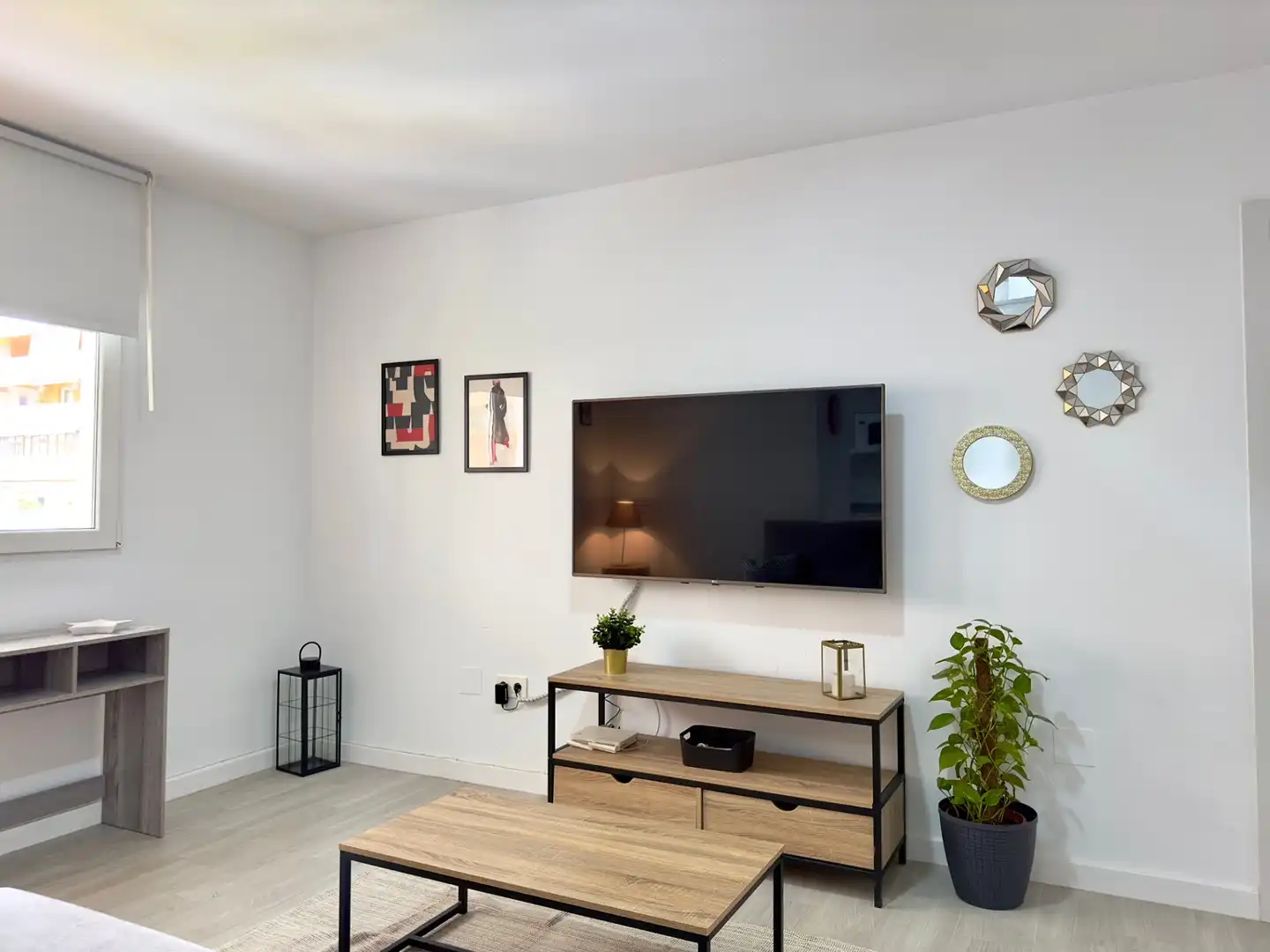 Sala de estar de Apartamento en venta en Málaga con Aire acondicionado, Parquet y Amueblado