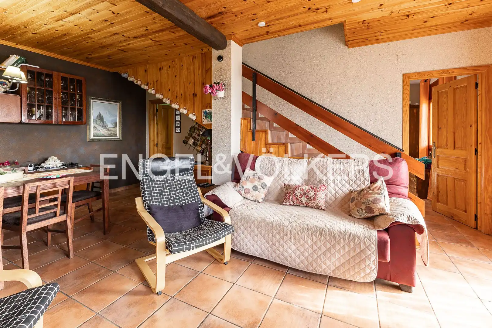 Living room of Houses for sale in Pineda de Mar  with Heating, Private garden and Terrace